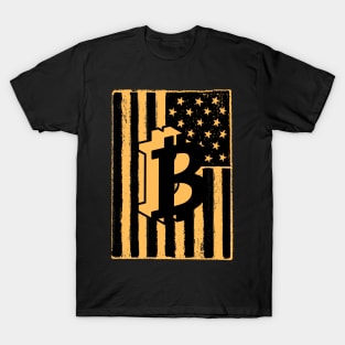 Bitcoin American Flag T-Shirt
